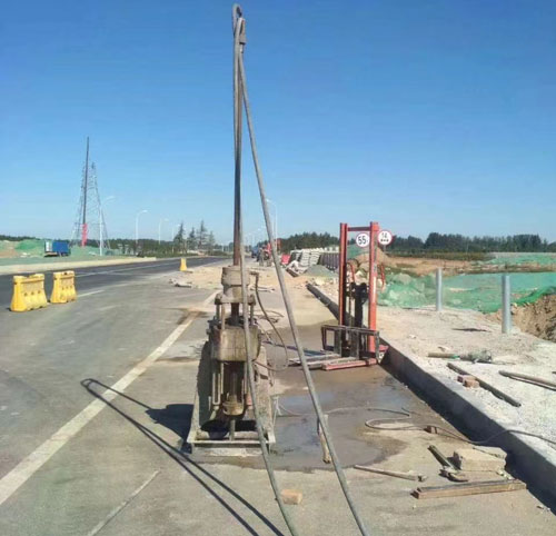 苏家屯公路高聚物注浆加固